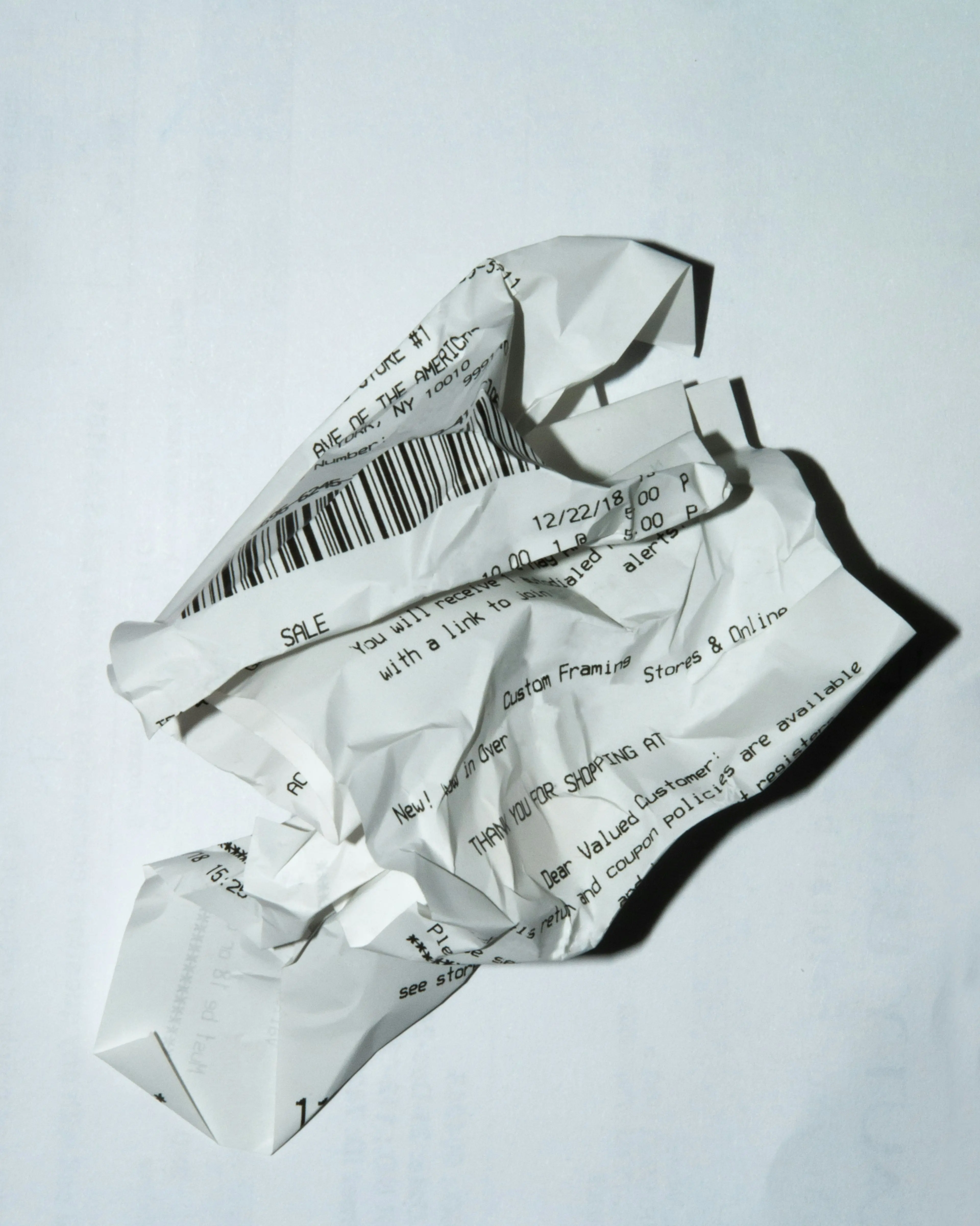 Weekly Receipts newsletter
